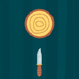 Log and Knife 2D